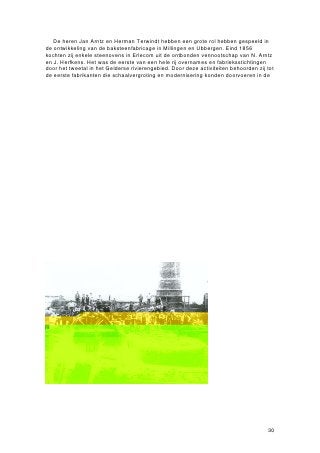 De heren Jan Arntz en Herman Terwindt hebben een grote rol hebben gespeeld in
de ontwikkeling van de baksteenfabricage in Millingen en Ubbergen. Eind 1856
kochten zij enkele steenovens in Erlecom uit de ontbonden vennootschap van N. Arntz
en J. Herfkens. Het was de eerste van een hele rij overnames en fabrieksstichtingen
door het tweetal in het Gelderse rivierengebied. Door deze activiteiten behoorden zij tot
de eerste fabrikanten die schaalvergroting en modernisering konden doorvoeren in de




                                                                                      30
 