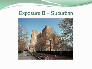 Exposure B – Suburban
 