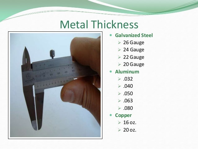 roof edge performance and testing 26 gauge galvanized sheet metal