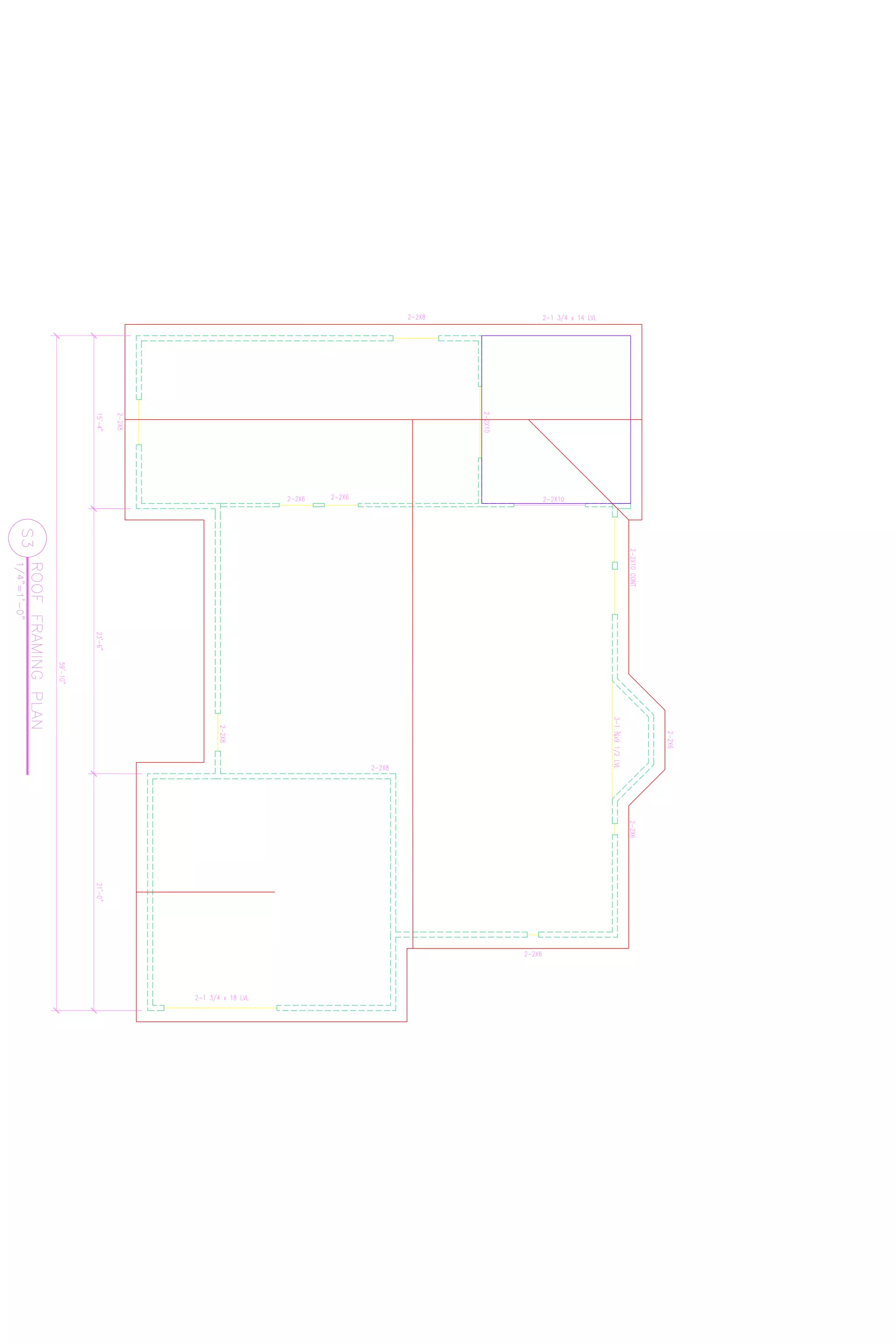 Roof Layout Plan Sheet