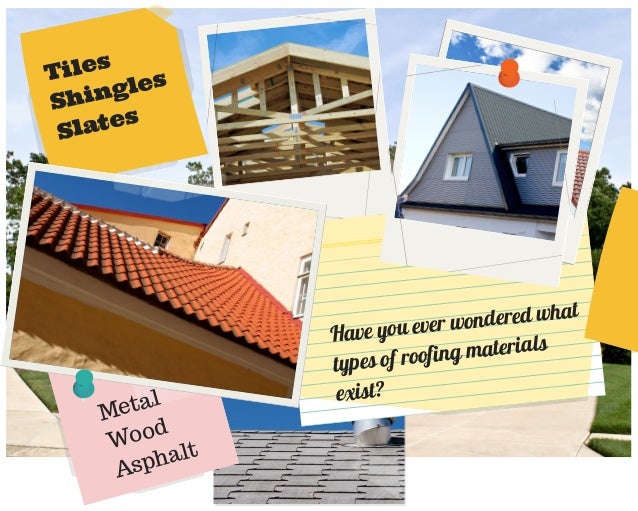 roofing materials roofing types