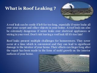 Hire Sydney Roof Leaking Specialist from Astar Roofing