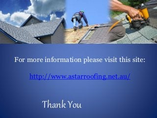 Hire Sydney Roof Leaking Specialist from Astar Roofing