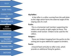Roofs and truss | PPTX