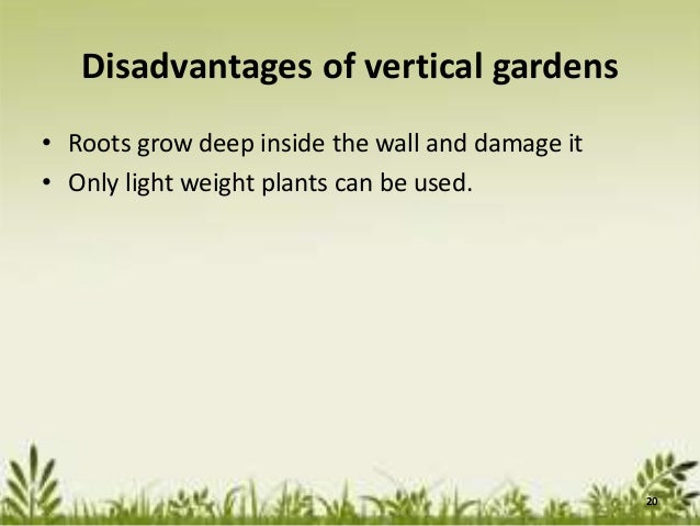 Rooftop and vertical gardens as an adaptation strategy