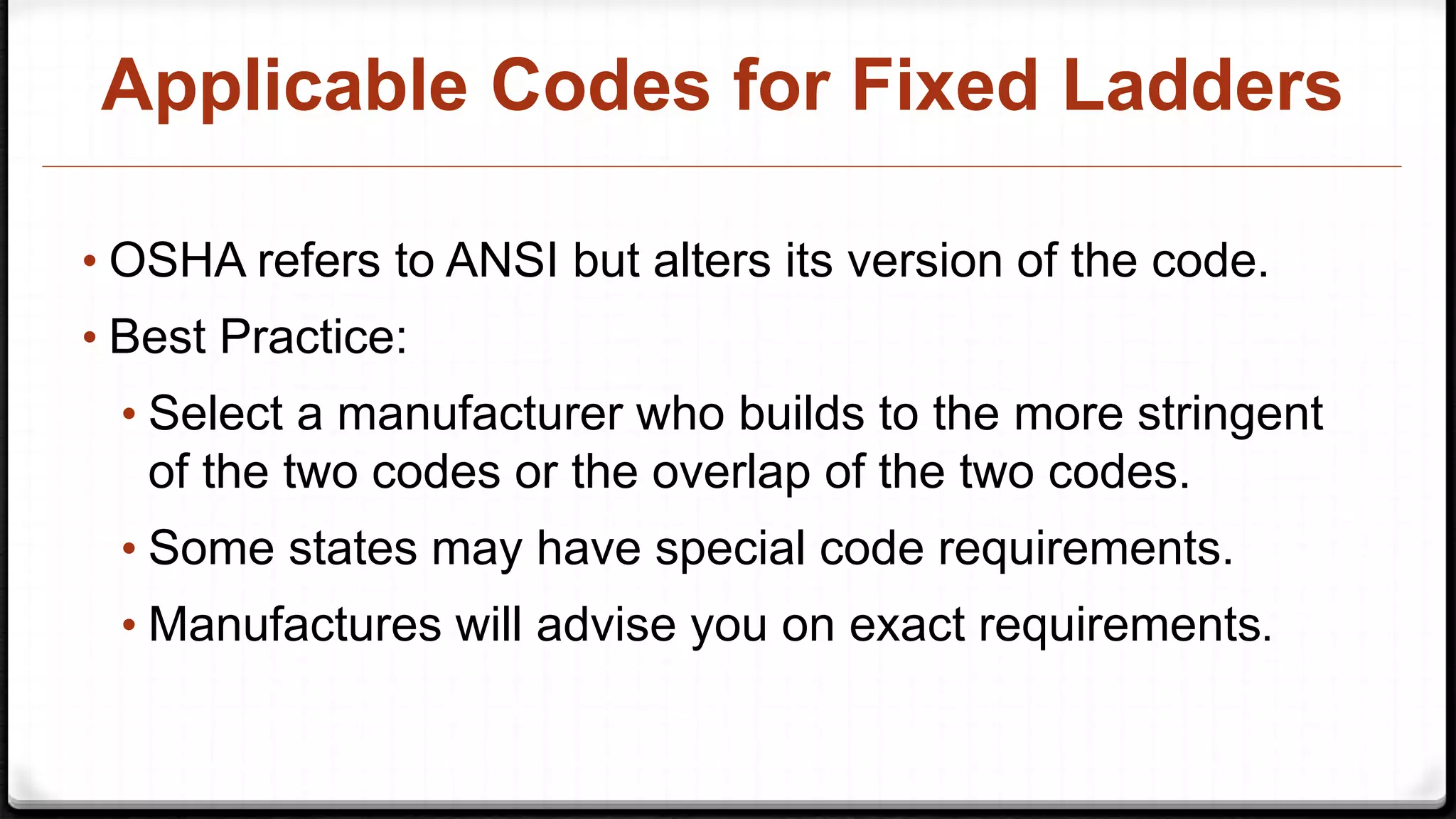 Rooftop Ladders Slide Share | PPTX