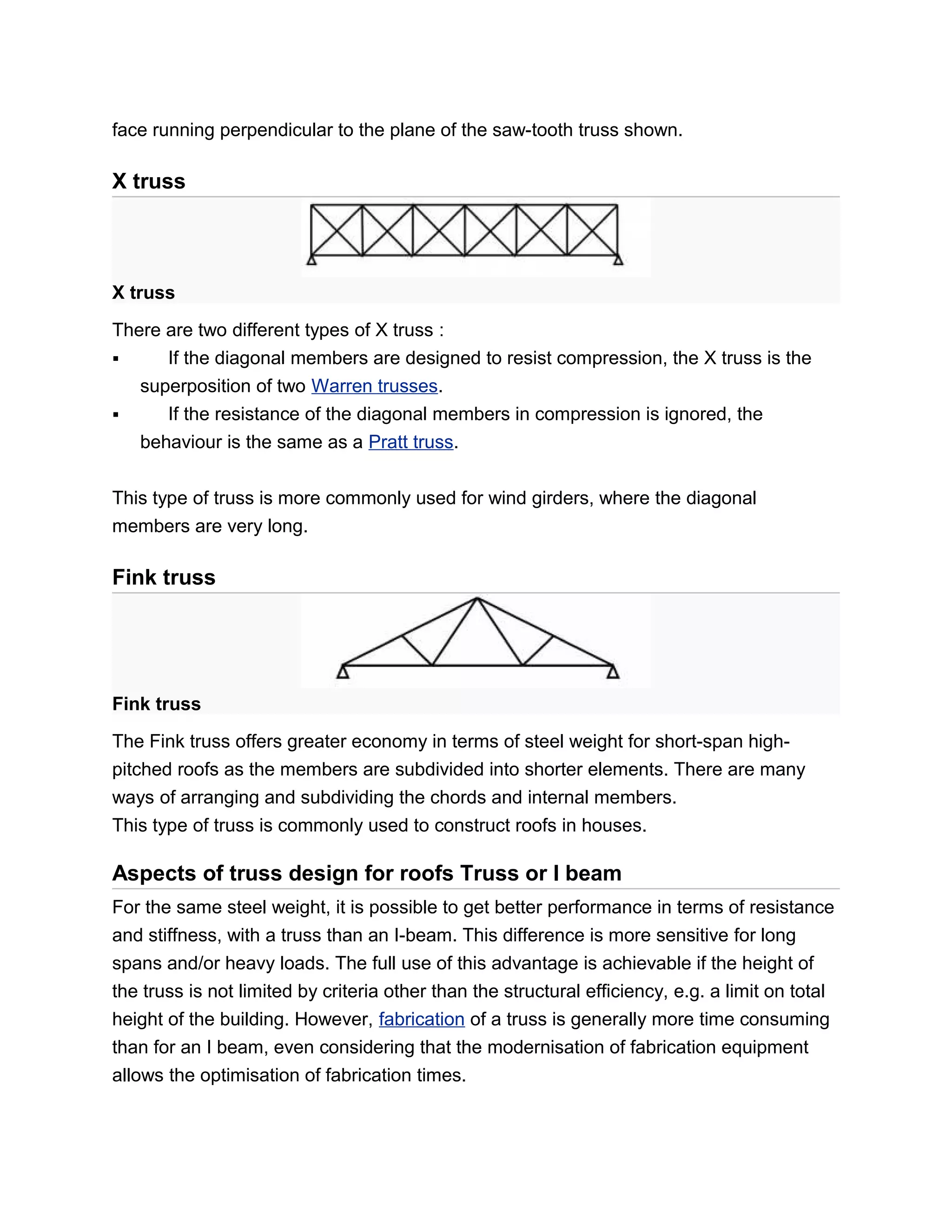 X Truss Example Roof trusses | DOC