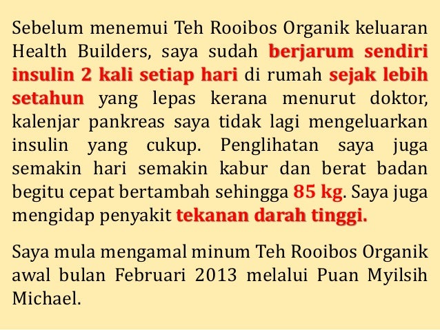 Rooibos organic health