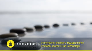 CUSTOMER JOURNEY MANAGEMENT
Personal Journey Hub Technology
 