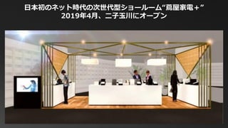 日本初のネット時代の次世代型ショールーム“蔦屋家電＋”
2019年4月、二子玉川にオープン
 