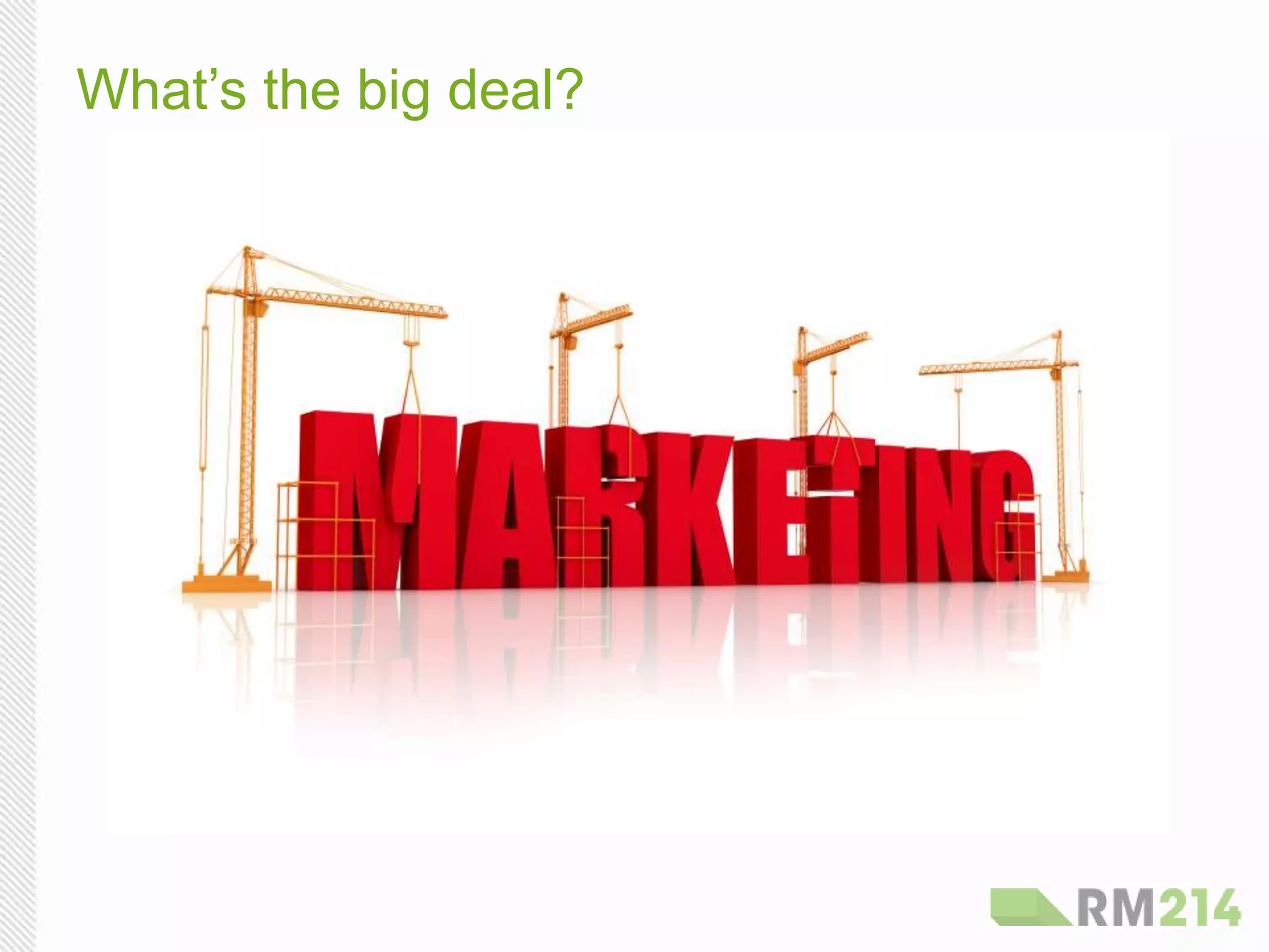 What’s the big deal?
 