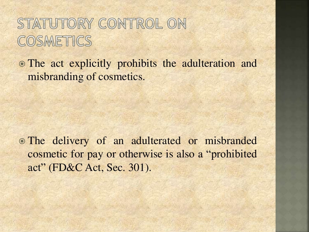 REGULATORY REQUIREMENTS FOR MARKETING OF COSMETICS BY ROOMA KHALID
