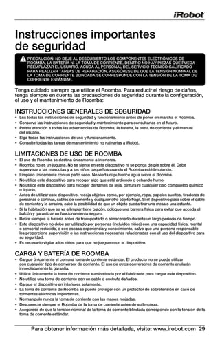 Roomba 600-manual
