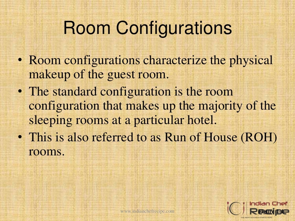 ROOM DESIGNATION IN HOTEL