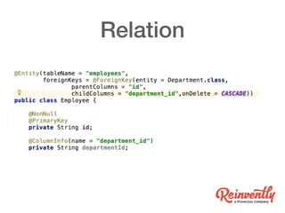 Data Persistence in Android with Room Library | PDF
