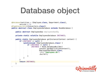 Data Persistence in Android with Room Library | PDF
