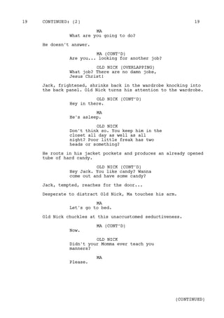 Cruning Room Script Original Room Script | PDF