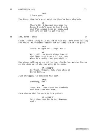 Cruning Room Script Original Room Script | PDF