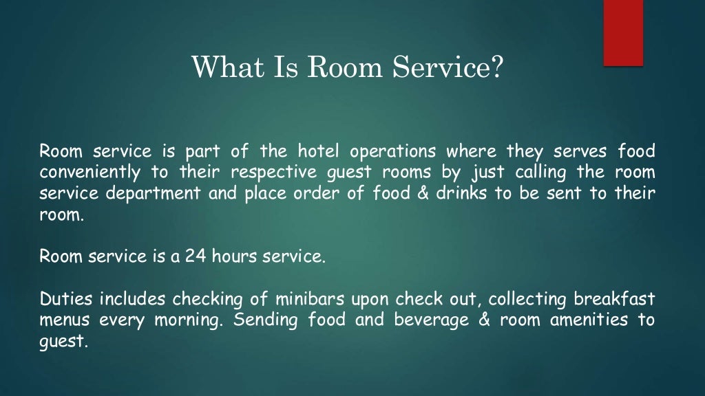Room service
