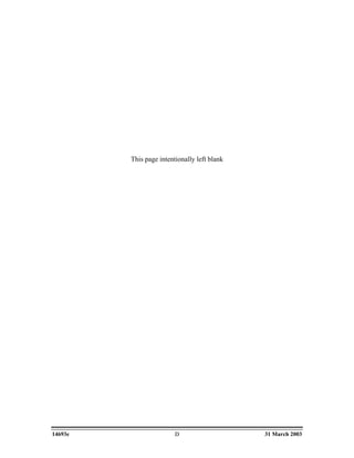 This page intentionally left blank




14693e                   D                    31 March 2003
 