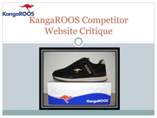 KangaROOS Competitor Website Critique 