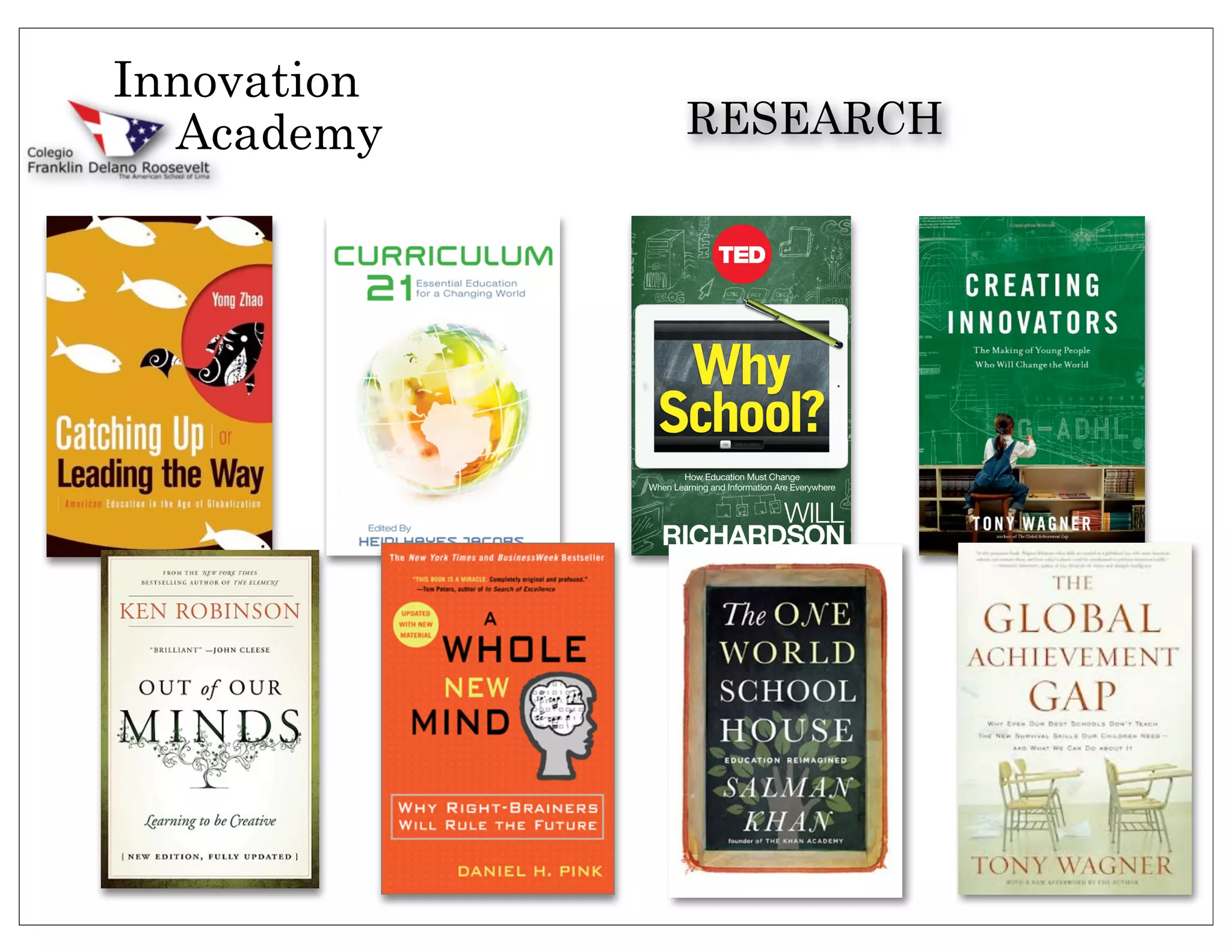 Innovation
  Academy    RESEARCH
 