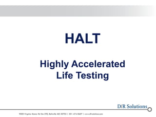 Root Cause Analysis of HALT Failures | PDF