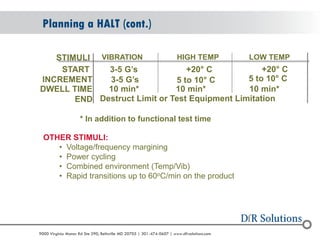 Root Cause Analysis of HALT Failures | PDF