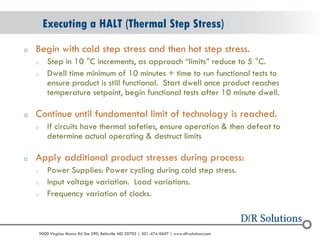 Root Cause Analysis of HALT Failures | PDF