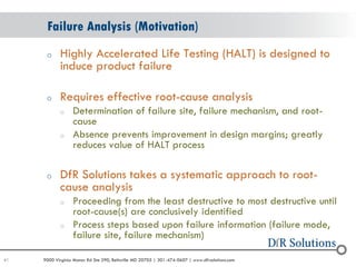 Root Cause Analysis of HALT Failures | PDF