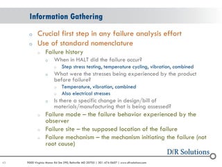 Root Cause Analysis of HALT Failures | PDF