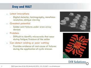 Root Cause Analysis of HALT Failures | PDF