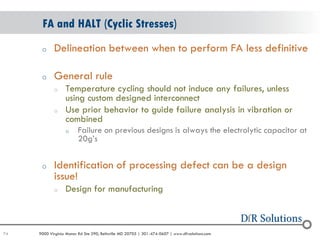 Root Cause Analysis of HALT Failures | PDF
