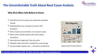 Root Cause Analysis Pitfalls: Why Most RCAs Fail & How Modern CMMS ...