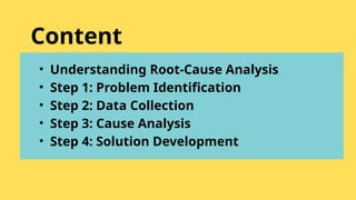 Mastering Root-Cause Analysis: A Systematic Approach to Problem Solving ...