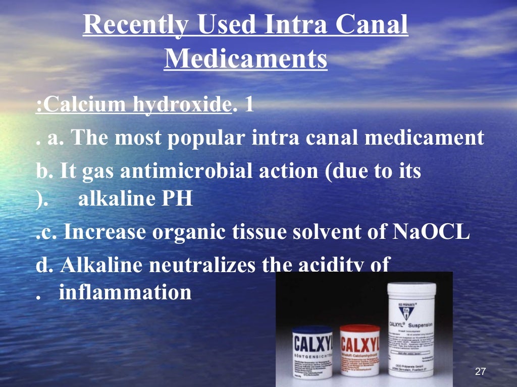 Root canal irrigants