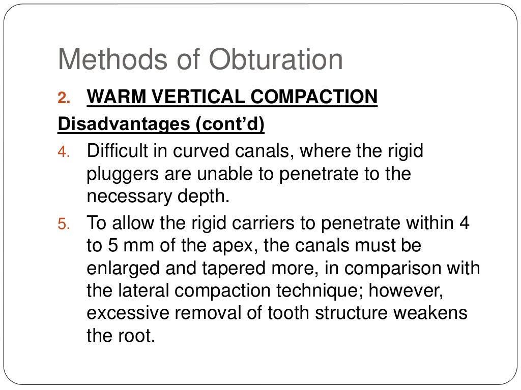Root canal obturation timing materials and techniques