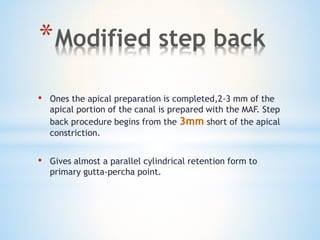 Root canal preparation techniques _ endodontic treatment | PPTX