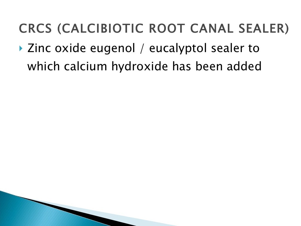 Root canal sealers
