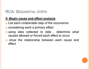 Root cause analysis | PPTX