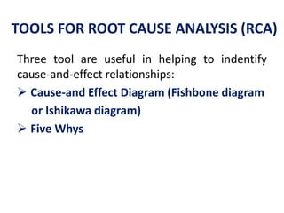 Root cause analysis | PPTX