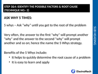 Root Cause Analysis technique for industry.pptx