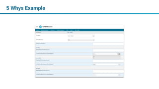 5 Whys Example
 