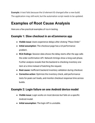Root Cause Analysis in Software Testing_ A Complete Guide | PDF