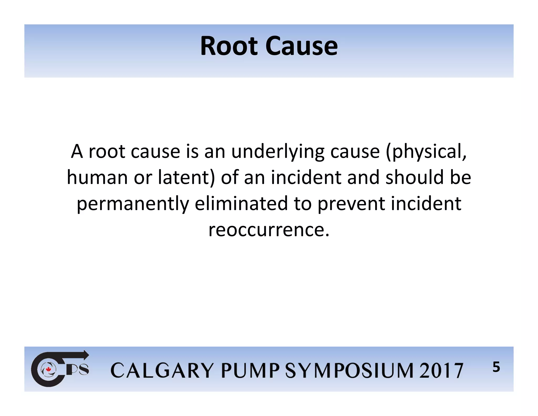 Root Cause Failure Analysis Methods for Pump Failures | PDF