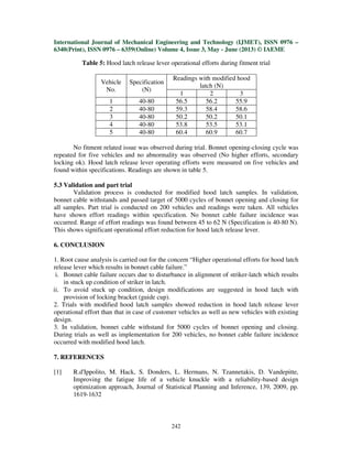 Root cause analysis of field failure concern for improvement | PDF