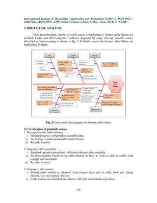 Root cause analysis of field failure concern for improvement | PDF