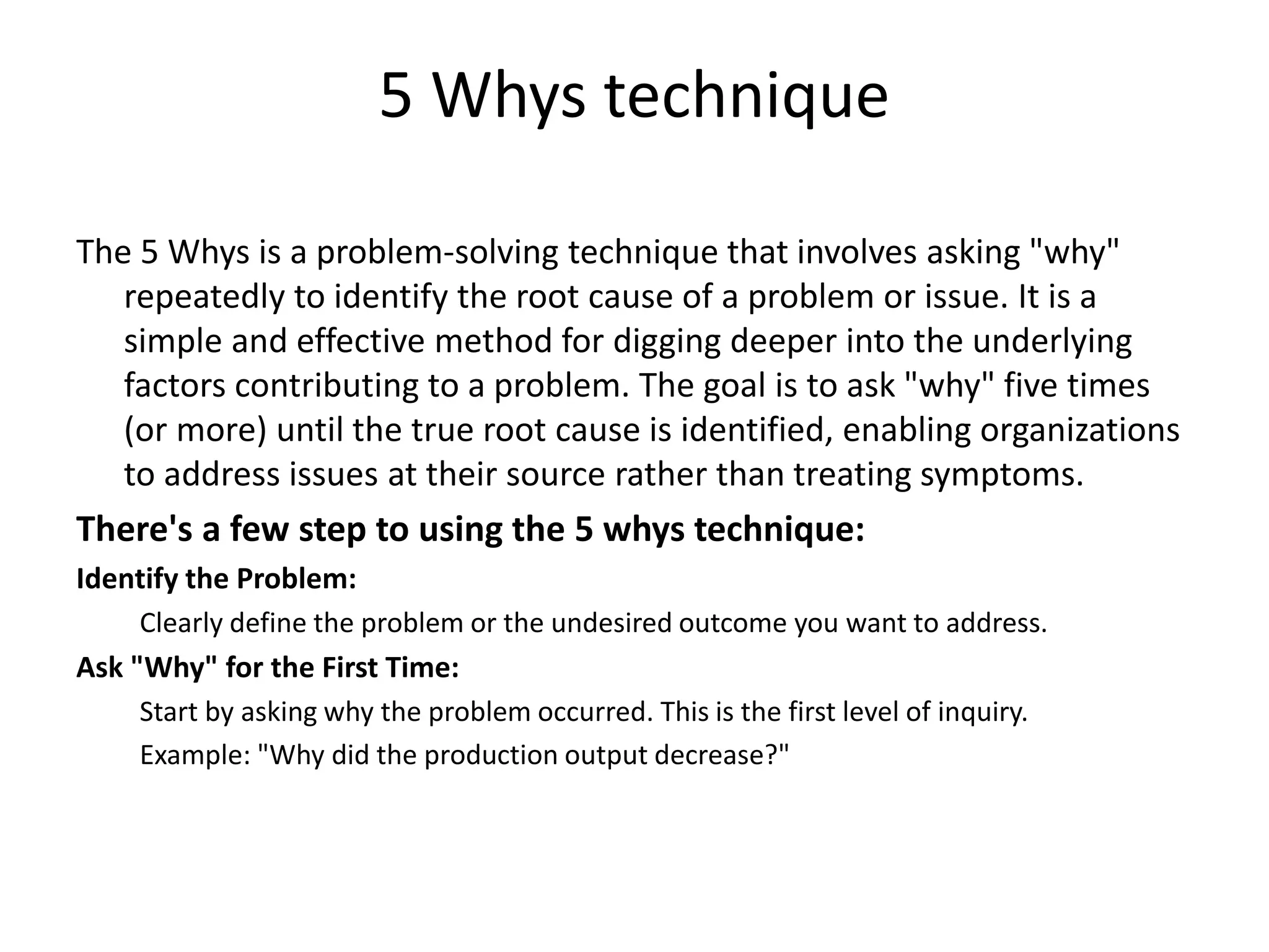 ROOT CAUSE ANALYSIS PowerPoint Presentation | PPTX