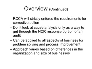 Rca Action Root Cause Corrective Action | PPT