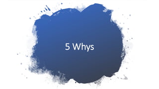 5 Whys
 